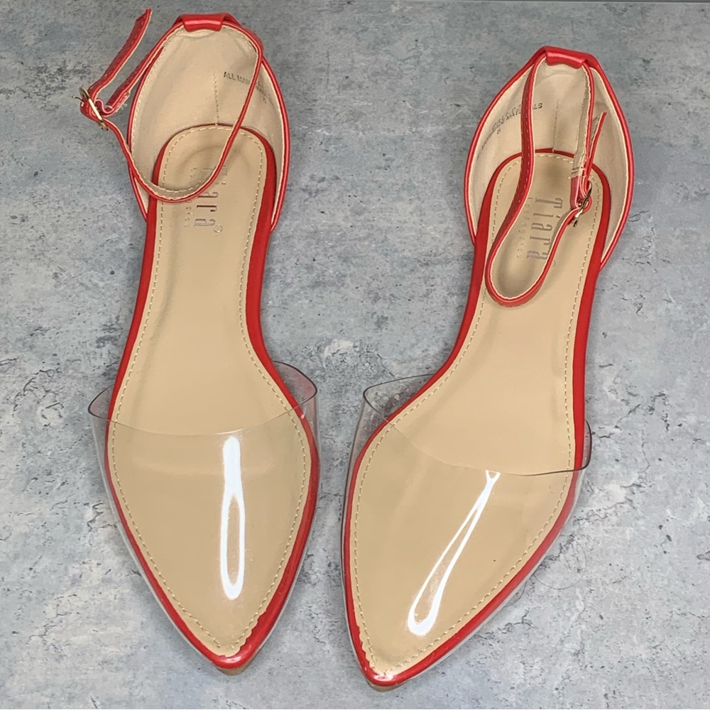 Red and Clear Flats